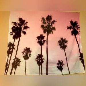 Beautiful Wall Tapestry Palm Trees Design large size
